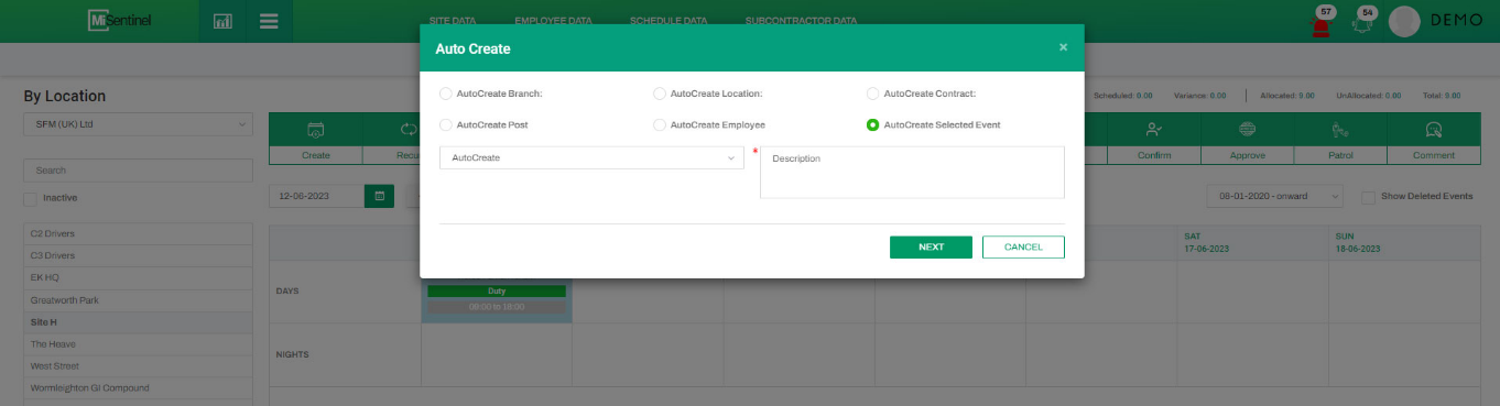 schedule-byemp