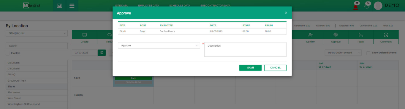 schedule-byemp