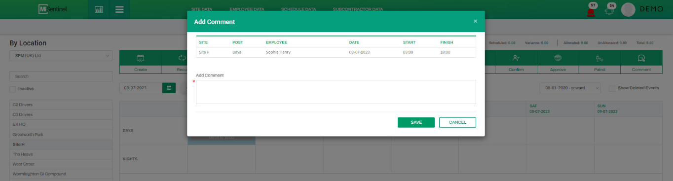 schedule-byemp
